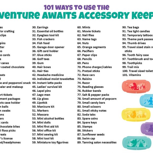 Tupperware Disney Princess Accessory Keepers set 5 - Picture 4 of 4